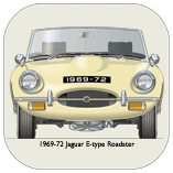 Jaguar E-Type Roadster S2 1969-72 Coaster 1